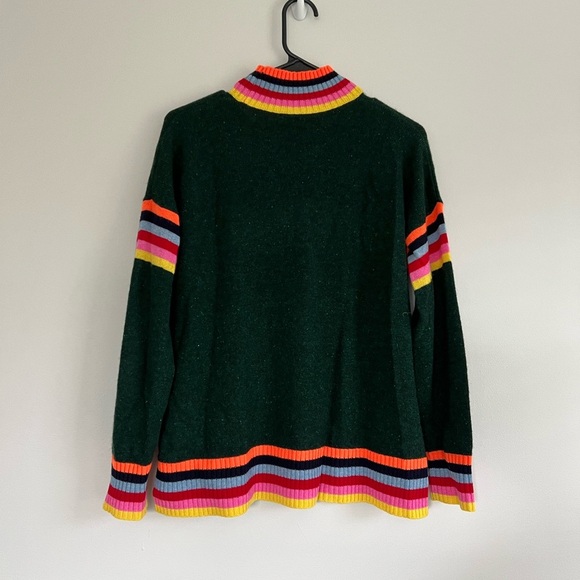 Aqua Cashmere Sweater Mock Neck Sweater - Picture 4 of 7